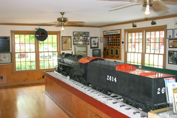 Lynnville Depot Museum inside