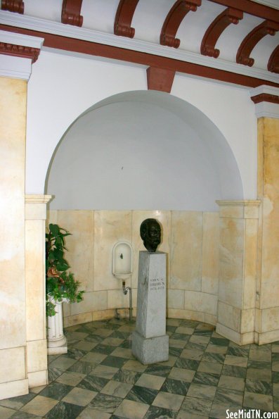 Courthouse - Bust of John C. Brown