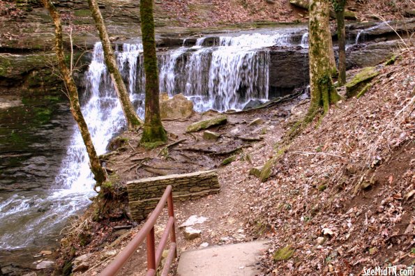 Jackson Falls as seen from the end of the trail