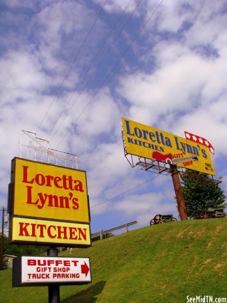 Sign to Loretta Lynn's Kitchen