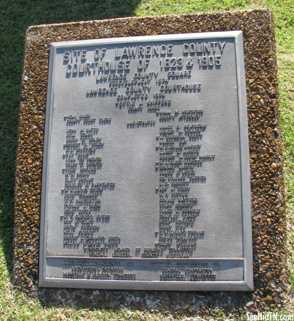 Site of the older Lawrence Co. Courthouse