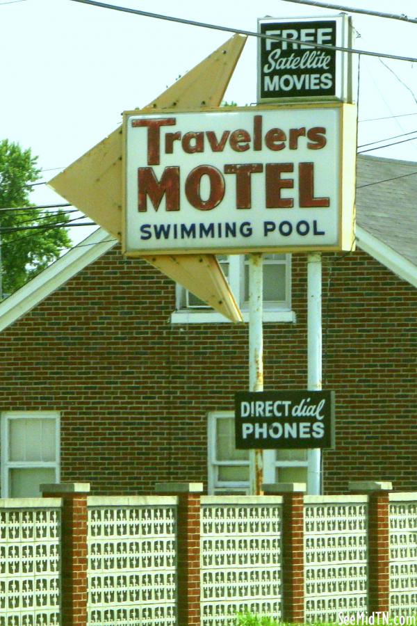 Travelers Motel sign