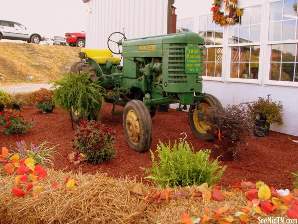 Tractor by the Ag Building