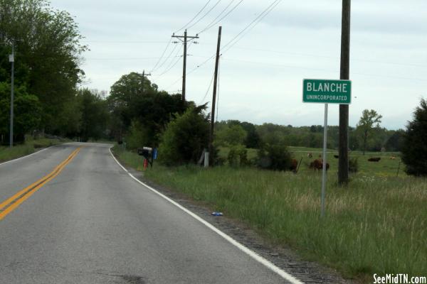 Blanche sign