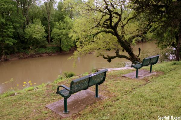 Fathers' Memorial Overlook: Two Benches