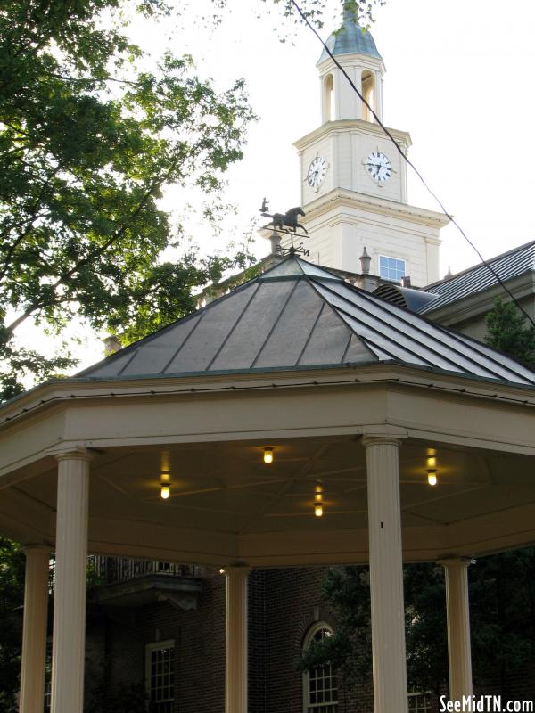 Gazebo on the courthouse lawn