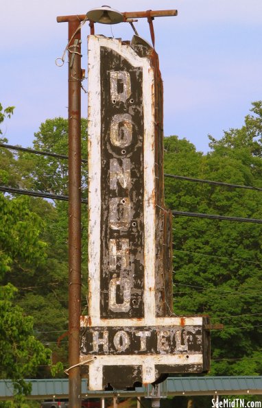 Donoho Hotel Neon Sign