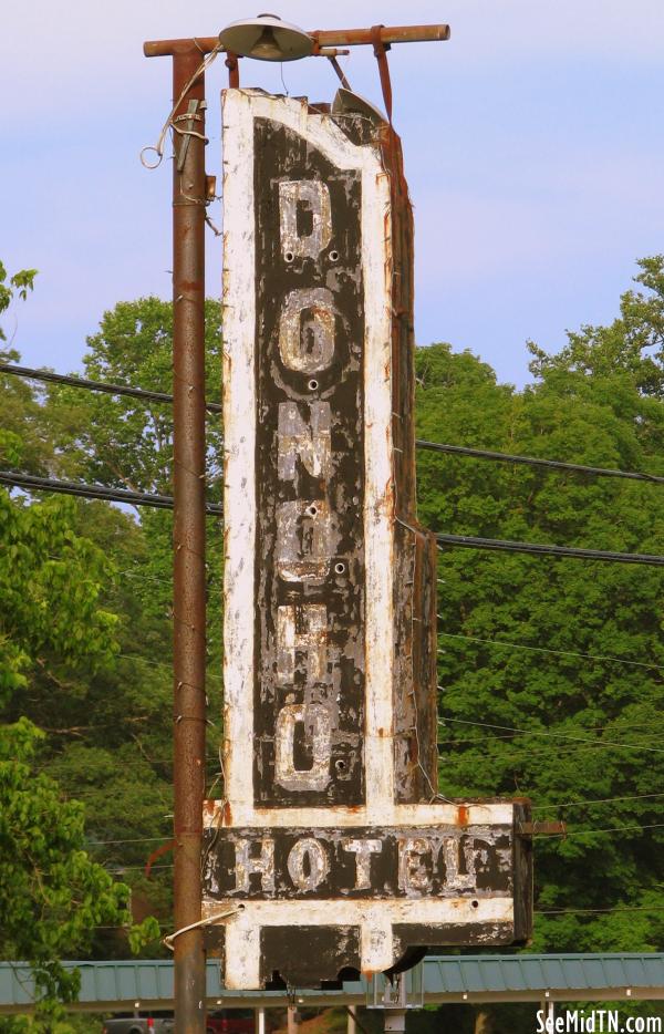 Donoho Hotel Neon Sign