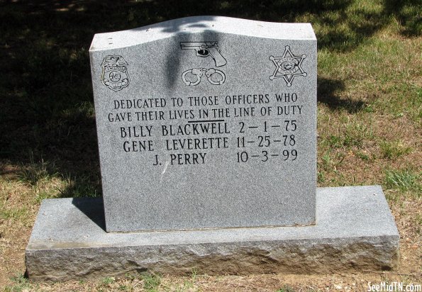 Marshall Co. Police Officer Memorial