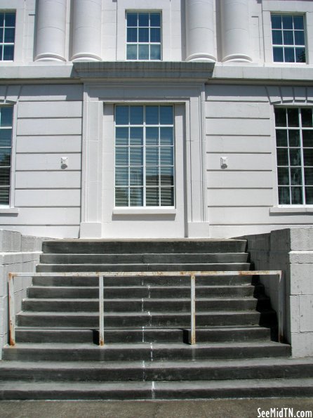 Courthouse old steps to removed door