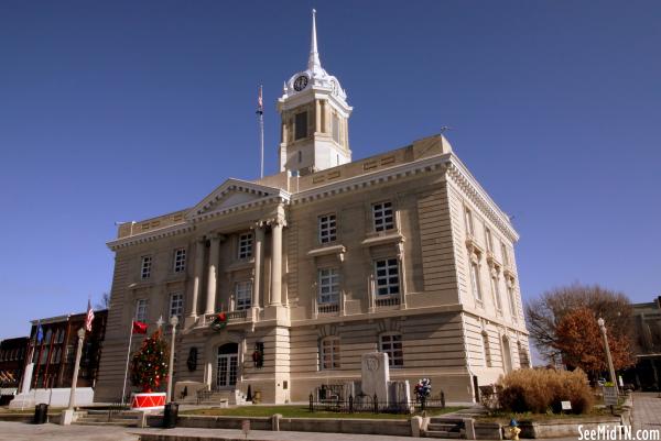 Maury County Courthouse at Christmas - Columbia, TN