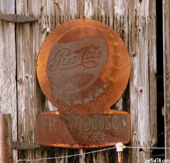 Old Pepsi Cola Metal Sign