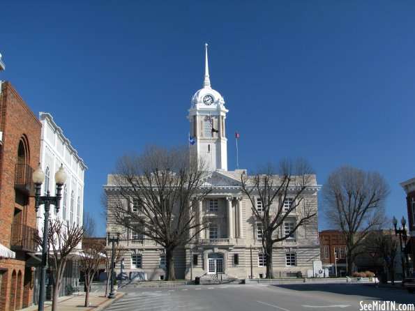 County Courthouse west side in the Winter