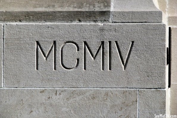 County Courthouse cornerstone