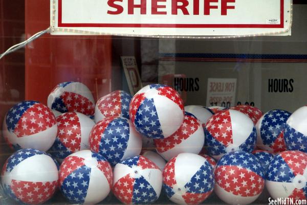 Columbia Town Square: Political Beach Balls