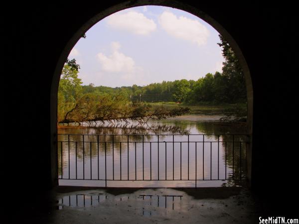 Dunbar Cave Lake (Inside the arch)