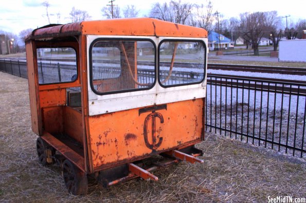 Tennessee Central Orange Maintenance Car