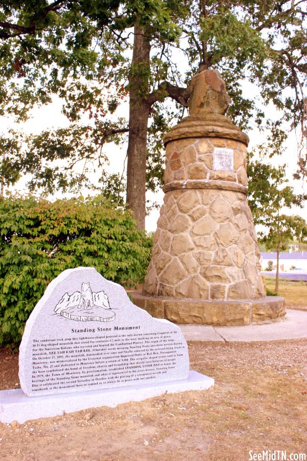 The Standing Stone Monument - Monterey, TN