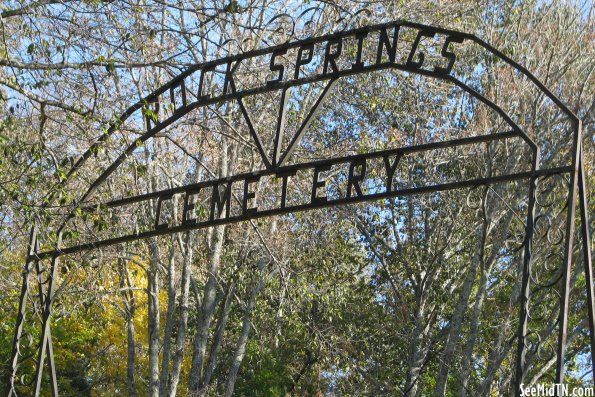 Rock Springs Cemetery gate