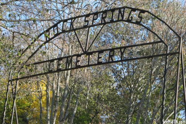 Rock Springs Cemetery gate