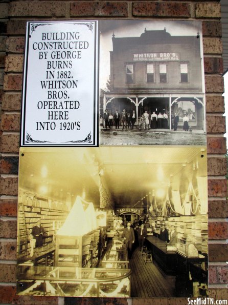 Whitson Bros. Dry Goods Store old photo