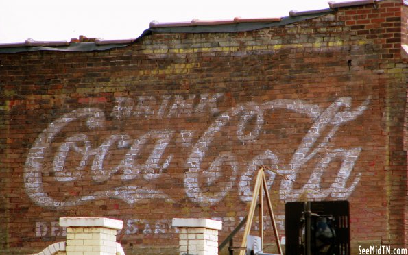 Faded Drink Coca-Cola mural