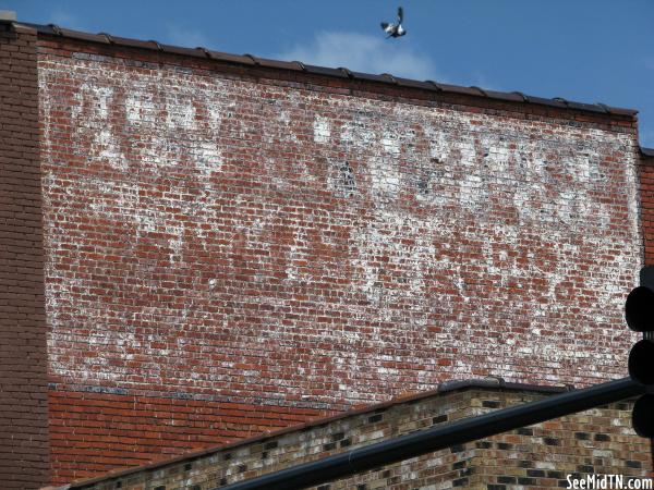 Faded Wall Advertisement Mural