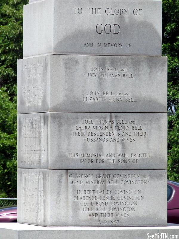 Bellwood Cemetery: John Bell &amp; Family Marker - Adams