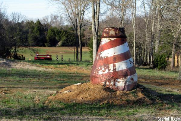 Something seen in someone's yard