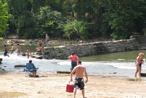 Nice Mill Dam on a Summer Dar