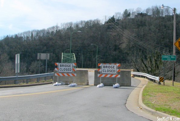 Cordell Hull Bridge closed