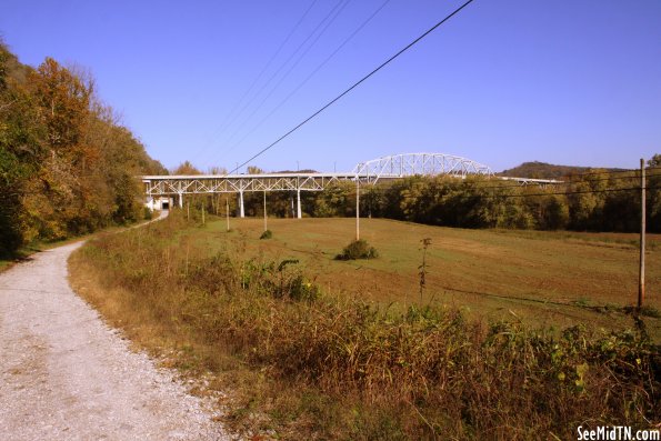 Cordell Hull Bridge from Blair Rd.