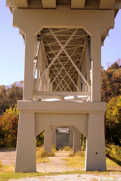 Cordell Hull Bridge underneath