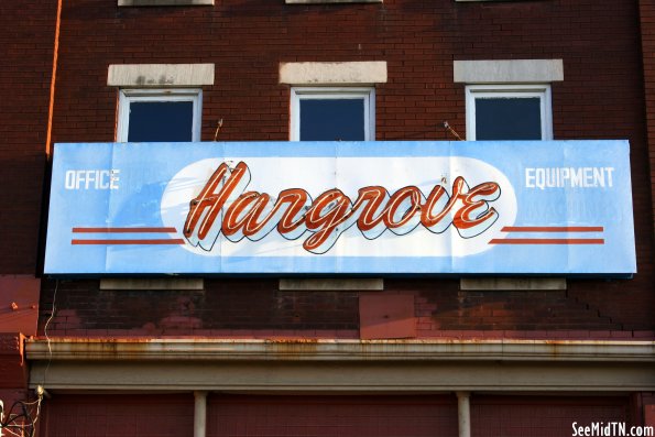 Hargrove Office Equipment neon sign Hargrove Office Equipment neon sign