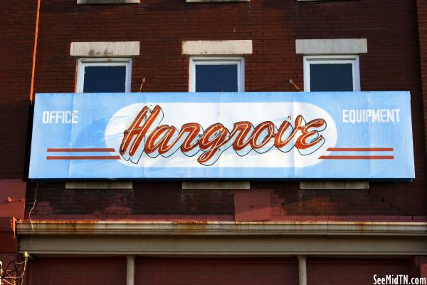 Hargrove Office Equipment neon sign