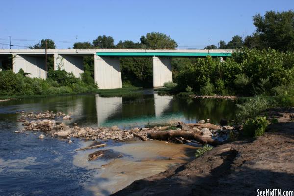 Chancery Street Bridge seen from Barren Fork Dam