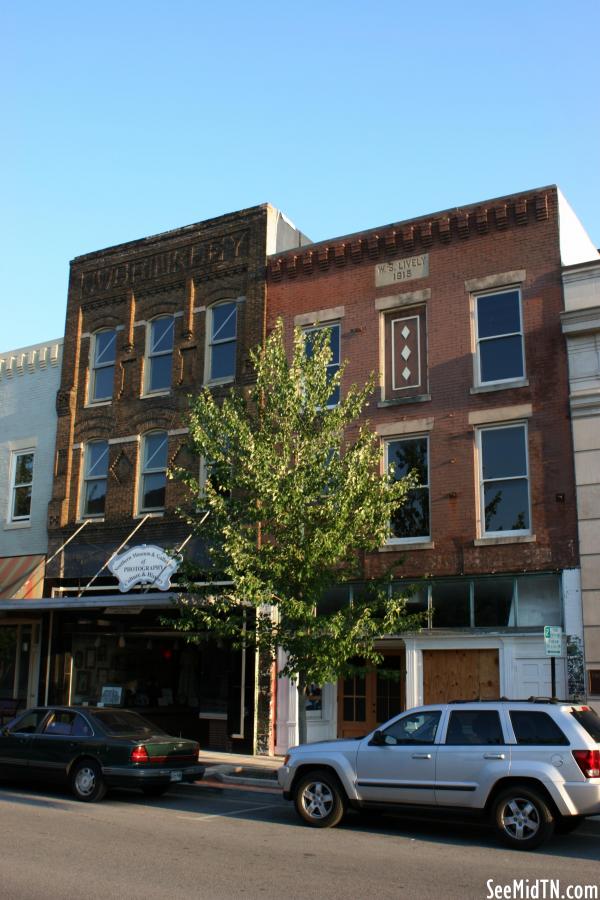 Storefronts along Main St.