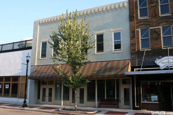 Storefront along Main St. in McMinnville