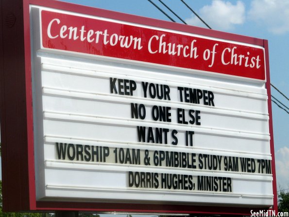 Church sign