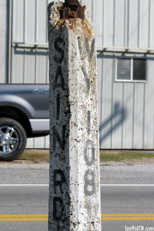 Viola vintage street sign 