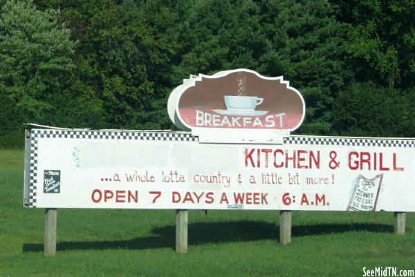 Hand-painted Restaurant Billboard