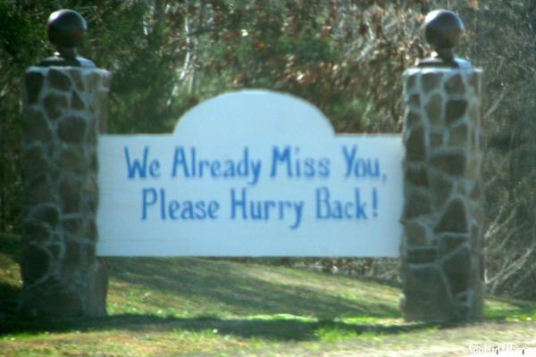 We Already Miss You