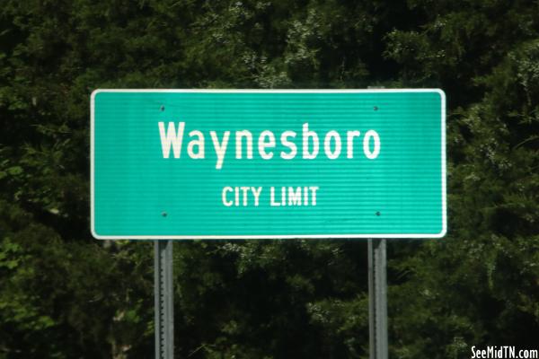 Waynesboro Sign on US64