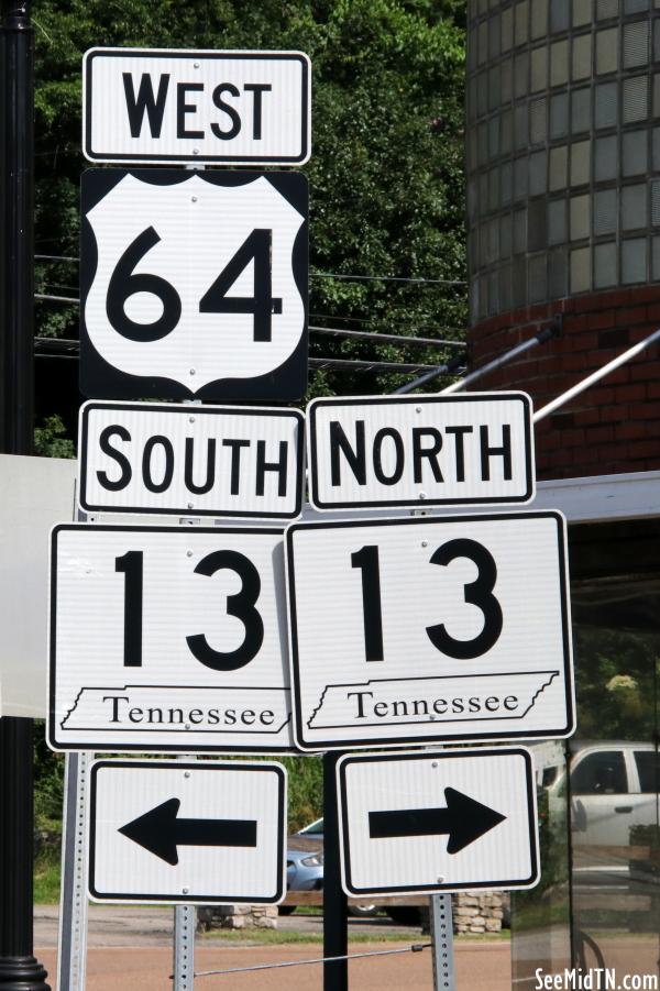 Highway Signs on the Square