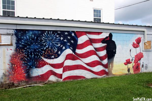 Veterans Park: Patriotic Mural