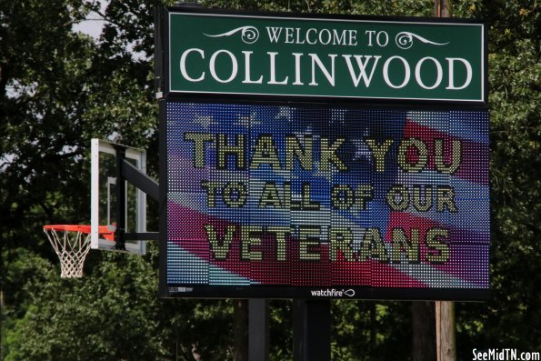Collinwood Welcome Sign