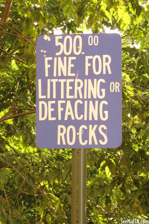 Sunset Rock Fine Warning