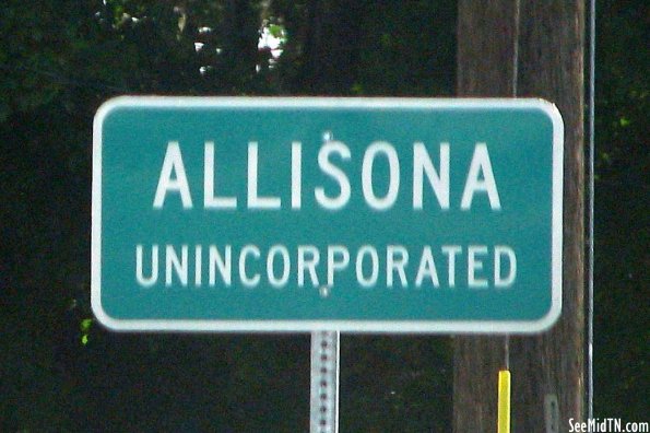 Allisona sign