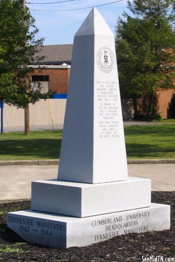 Cumberland University TN Maneuvers marker