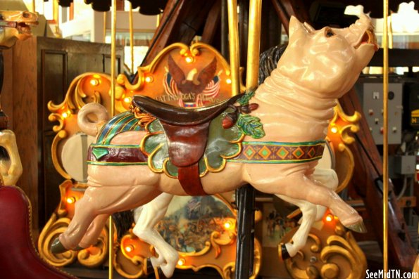 Carousel Flying Pig